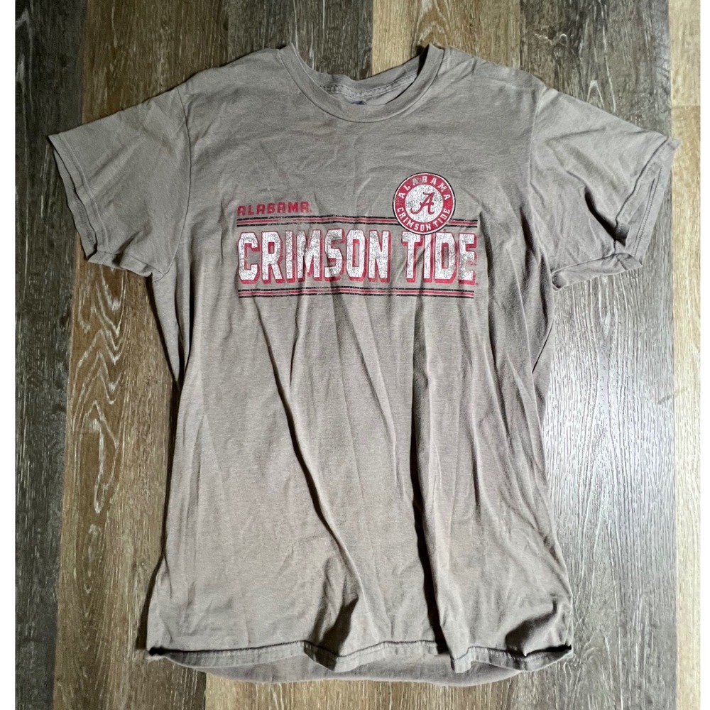 Rivalry Threads Alabama Crimson Tide T-Shirt Mens XL Brown Graphic Tee NCAA